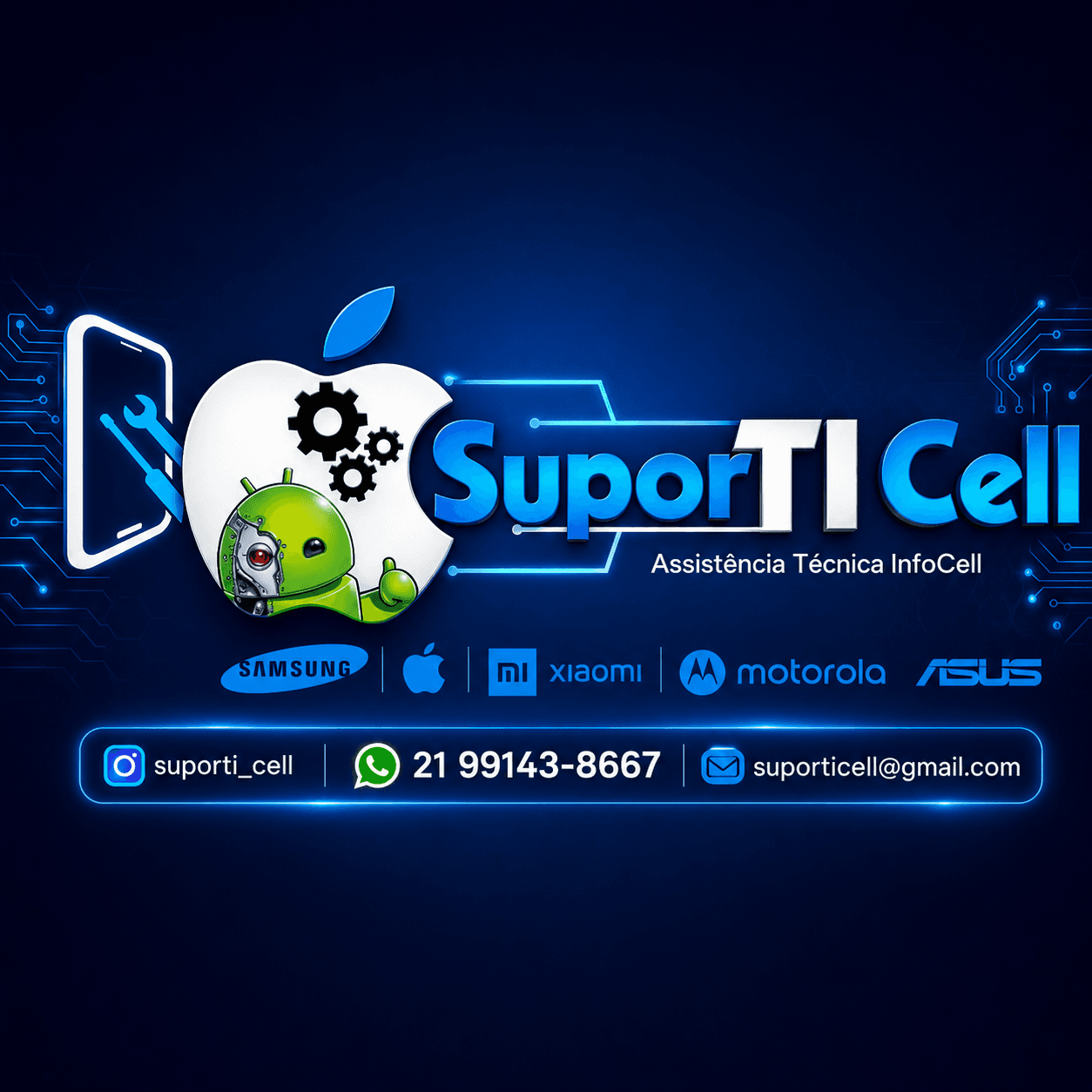 SuporTI Cell — identidade visual completa